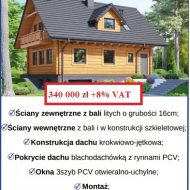 domy do wybudowania z bali i szkieletowe