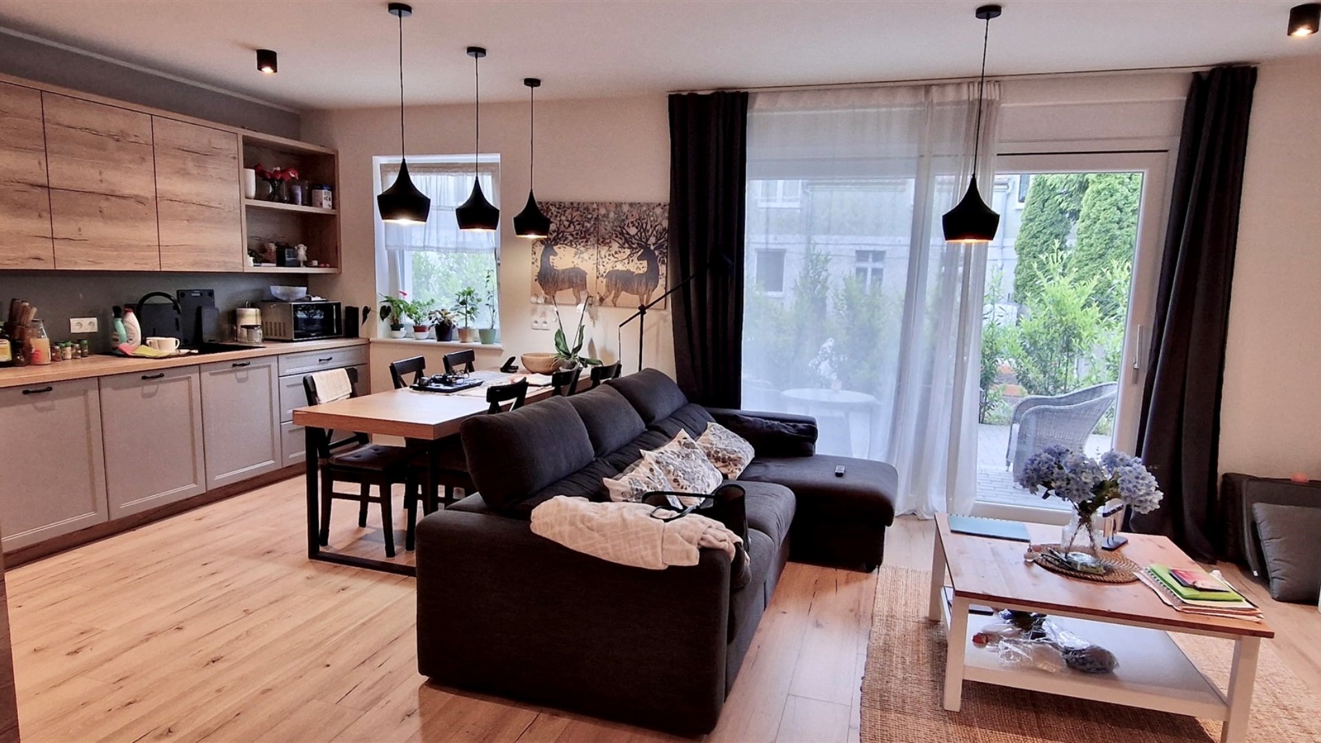 Duże cztery pokoje z ogrodem i garażem - Gumieńce