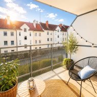2 pokoje z balkonem, winda | 46,8 m² | Nowe Miasto