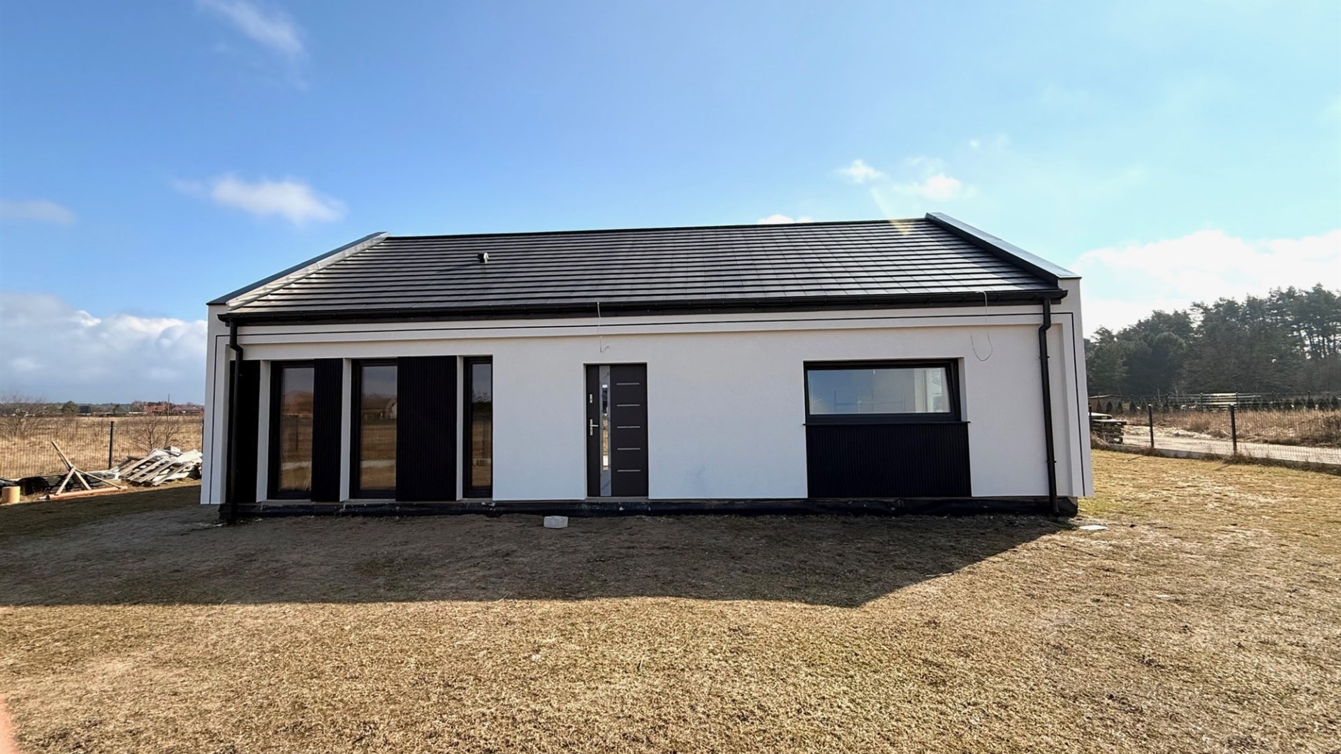 Nowoczesny dom parterowy sprzedaż Zdżary Goleniów