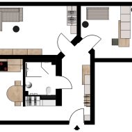 Kamienica w centrum Kołobrzegu po remoncie