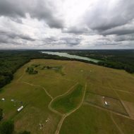 1/4 W DZIAŁCE rolnej nad malowniczym jeziorem