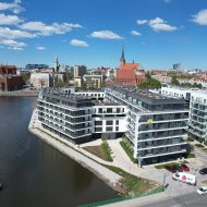 Apartament widokiem na rzekę i dużym tarasem 