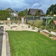 Dom z bali nad morzem, 3 apartamenty dwupoziomowe 