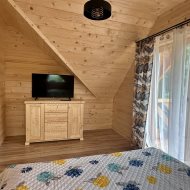 Dom z bali nad morzem, 3 apartamenty dwupoziomowe 
