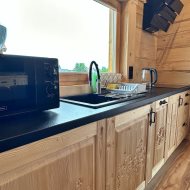 Dom z bali nad morzem, 3 apartamenty dwupoziomowe 