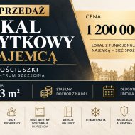 Lokal długoterminowym najemcą sieci spożywczej 